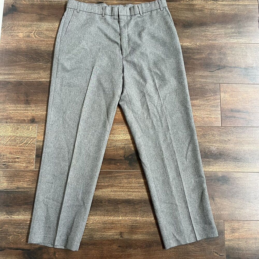 Vintage Levis Action Slacks 70s 80s Men's 38x31 Talon Zip Straight NWT Grandpa